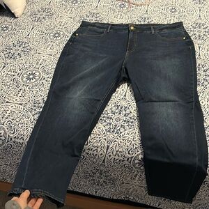 Talbots size 22W legging jeans, flawless five pocket women, 27 1/2 in inseam